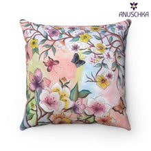 Load image into Gallery viewer, Japanese Garden Polyester Square Pillow
