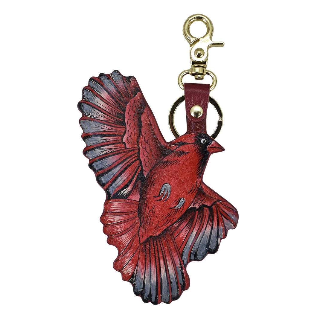 Painted Leather Bag Charm K0038 - Keycharms