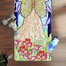 Load image into Gallery viewer, Enchanted Garden Rubber Yoga Mat
