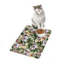 Load image into Gallery viewer, Floral Passion Pet Food Mat
