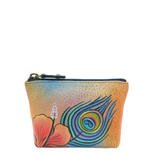Load image into Gallery viewer, Premium Peacock Flower Coin Pouch - 1031
