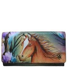 Load image into Gallery viewer, Free Spirit Accordion Flap Wallet - 1112
