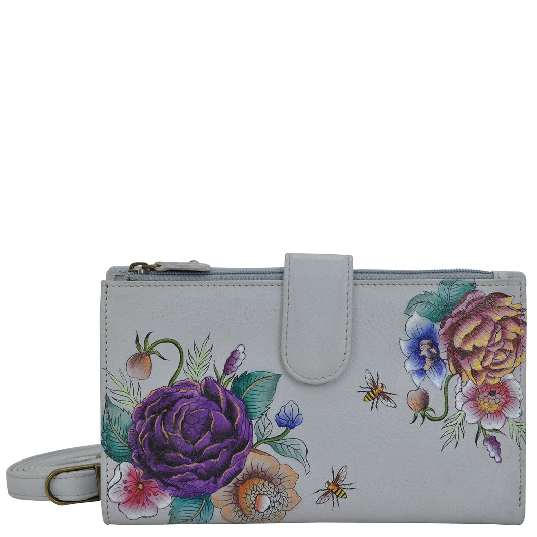 Floral Charm Cell Phone Case & Wallet - 1113