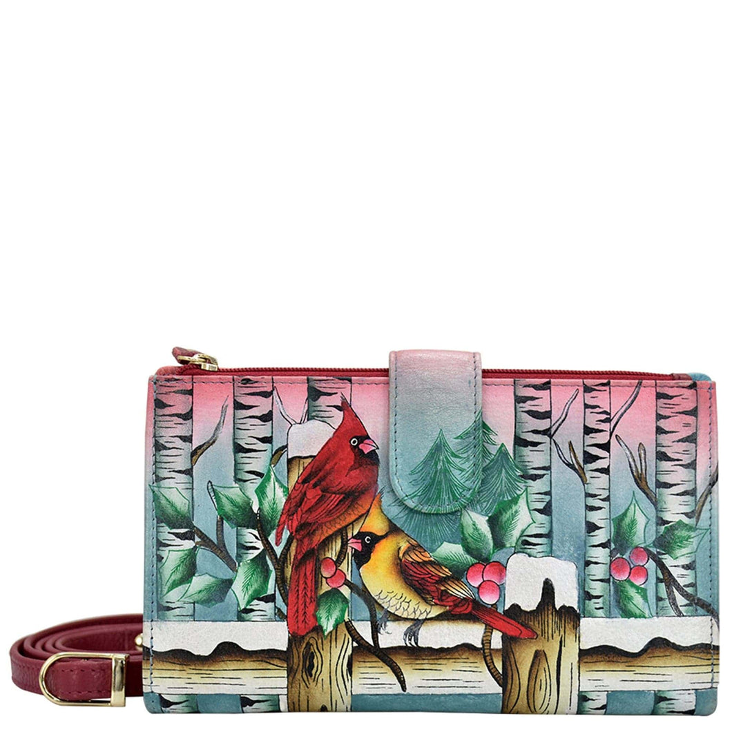 Snowy Cardinal Cell Phone Case & Wallet - 1113