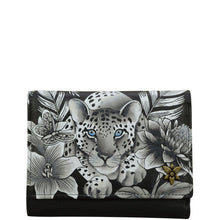 Load image into Gallery viewer, Cleopatra&#39;s Leopard RFID Blocking Small Flap French Wallet - 1138.
