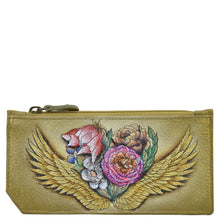 Load image into Gallery viewer, Angel wings RFID Blocking Card Case with Coin Pouch - 1140
