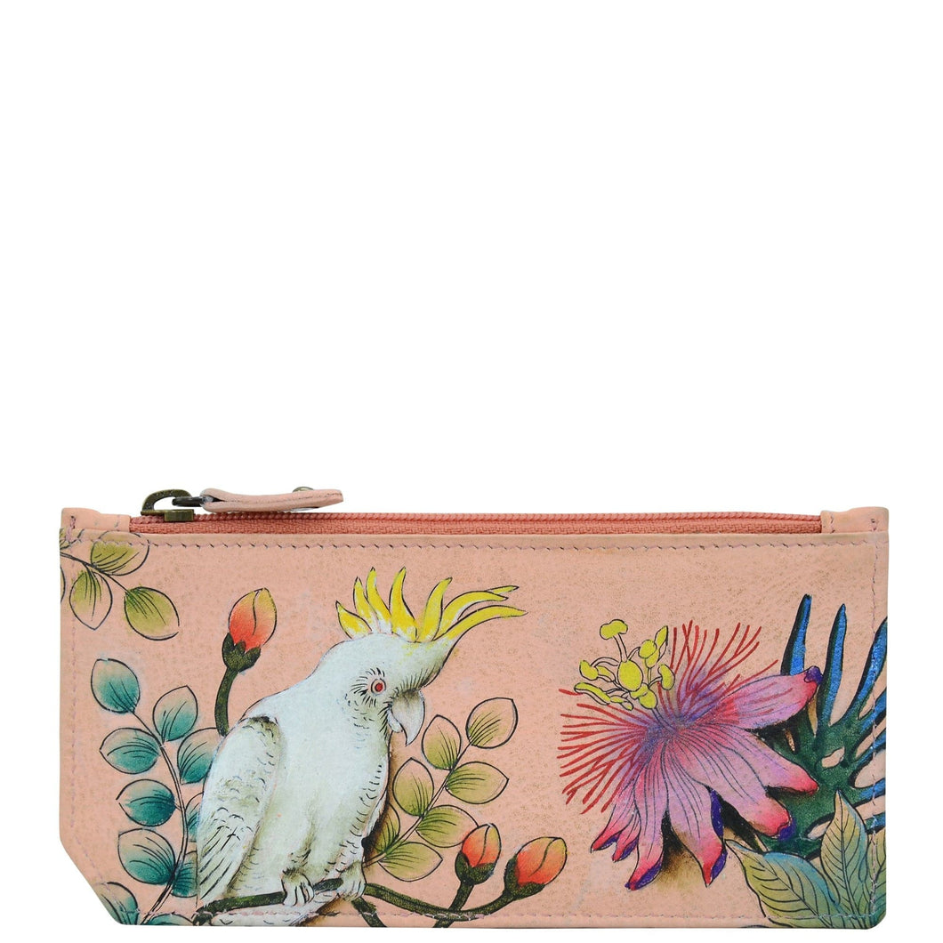 Cockatoo Sunrise RFID Blocking Card Case with Coin Pouch - 1140