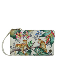 Load image into Gallery viewer, Jungle Queen Ivory Organizer Wallet Crossbody - 1149
