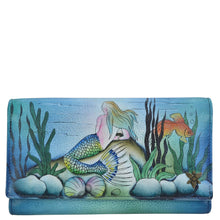 Load image into Gallery viewer, Little Mermaid - Checkbook Clutch with RFID - 1153
