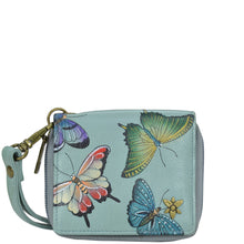 Load image into Gallery viewer, Butterfly Heaven Zip Around Small Organizer Wallet - 1161
