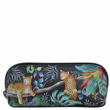Load image into Gallery viewer, Jungle Queen Medium Zip-Around Eyeglass/Cosmetic Pouch - 1163
