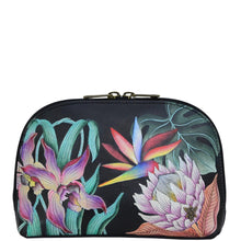Load image into Gallery viewer, Island Escape Black Large Cosmetic Pouch - 1164
