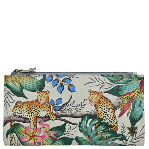 Jungle Queen Ivory Two Fold RFID Wallet - 1171