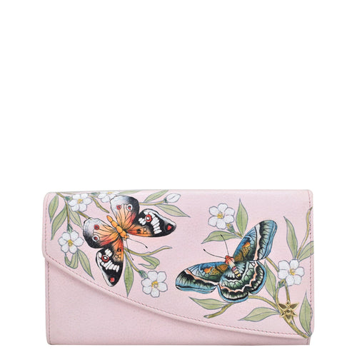 Butterfly Melody Accordion Flap Wallet - 1174