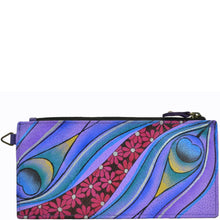 Load image into Gallery viewer, Dreamy Peacock Dewberry Organizer Wallet - 1713
