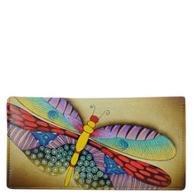 Load image into Gallery viewer, Dancing Dragonflies Clutch Wallet - 1714
