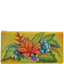 Load image into Gallery viewer, Tropical Bouquet Yellow Clutch Wallet - 1714
