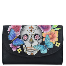 Load image into Gallery viewer, Day of the Dead Ladies Tri Fold Wallet - 1816
