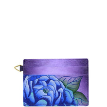 Load image into Gallery viewer, Precious Peony Eggplant Credit card Case - 1825
