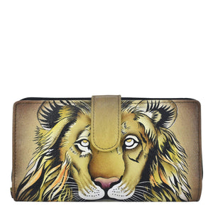 Lion Pride Tan Two fold wallet - 1827