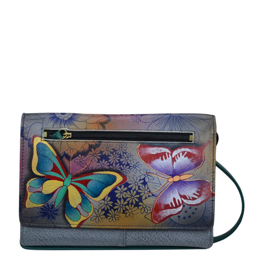 Butterfly Paradise Organizer Wallet On a String - 1834