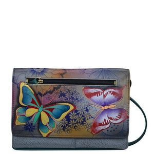Butterfly Paradise Organizer Wallet On a String - 1834