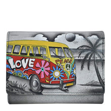 Load image into Gallery viewer, Happy Camper Ladies Three Fold Wallet - 1850
