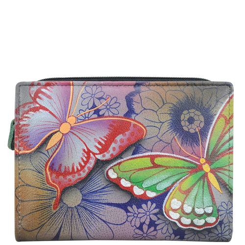 Butterfly Sketchbook Hand-painted Organizer Wallet