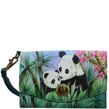 Load image into Gallery viewer, Lovable Pandas Vintage Wristlet Clutch - 1863
