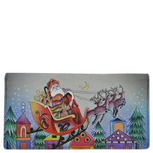 Load image into Gallery viewer, Riding With Santa Clutch Wallet - 1885
