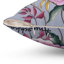 Load image into Gallery viewer, Bel Fiori Polyester Square Pillow
