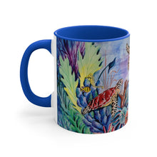 Load image into Gallery viewer, Ocean Treasures Coffee Mug Blue (11 oz.)
