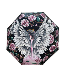 Load image into Gallery viewer, Guardian Angel Black Auto Open/ Close Printed Umbrella - 3100
