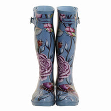 Load image into Gallery viewer, Anuschka Style 3200, Printed TALL RAIN BOOT. Roses D&#39;Amour print
