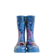 Load image into Gallery viewer, Anuschka Style 3201, Printed MID-CALF RAIN BOOT. Roses D&#39;Amour print

