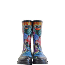 Load image into Gallery viewer, Anuschka Style 3201, Printed MID-CALF RAIN BOOT. Vintage Bouquet print

