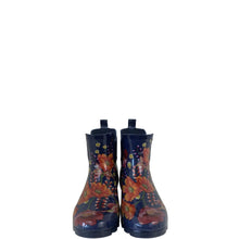 Load image into Gallery viewer, Anuschka Style 3202, Printed ANKLE RAIN BOOT. Moonlit Meadow print
