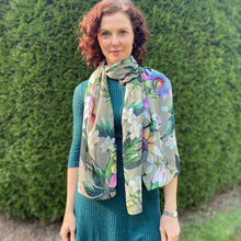 Load image into Gallery viewer, Floral Passion Printed Chiffon Scarf - 3300
