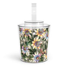 Load image into Gallery viewer, Floral Passion Ice Bucket with Tongs
