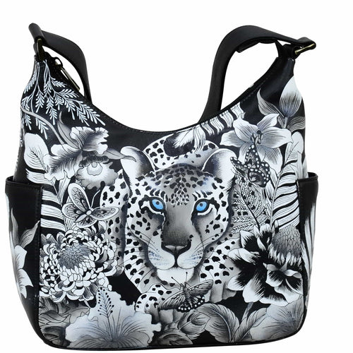 Cleopatra's Leopard Classic Hobo With Side Pockets - 382