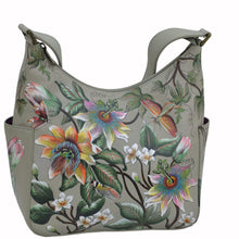 Load image into Gallery viewer, Floral Passion - Classic Hobo With Side Pockets - 382
