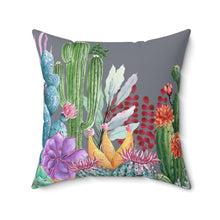 Load image into Gallery viewer, Desert Garden Polyester Square Pillow
