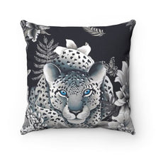 Load image into Gallery viewer, Cleopatra&#39;s Leopard Polyester Square Pillow
