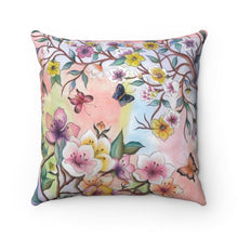 Load image into Gallery viewer, Japanese Garden Polyester Square Pillow
