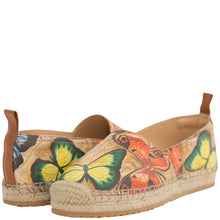 Load image into Gallery viewer, Earth Song - ANIKA PRINTED LEATHER ESPADRILLE LOAFER - 4204
