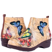 Load image into Gallery viewer, Earth Song - RACHEL PRINTED LEATHER CLOG BOOTIE - 4224
