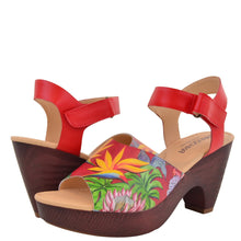 Load image into Gallery viewer, Island Escape KERRI PRINTED LEATHER SLING BACK SANDAL - 4236
