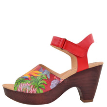 Load image into Gallery viewer, KERRI PRINTED LEATHER SLING BACK SANDAL - 4236

