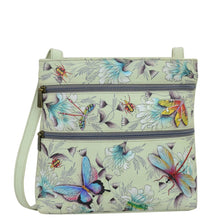 Load image into Gallery viewer, Wondrous Wings Medium Crossbody With Double Zip Pockets - 447
