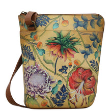 Load image into Gallery viewer, Caribbean Garden Organizer Crossbody With Extended Side Zipper - 493
